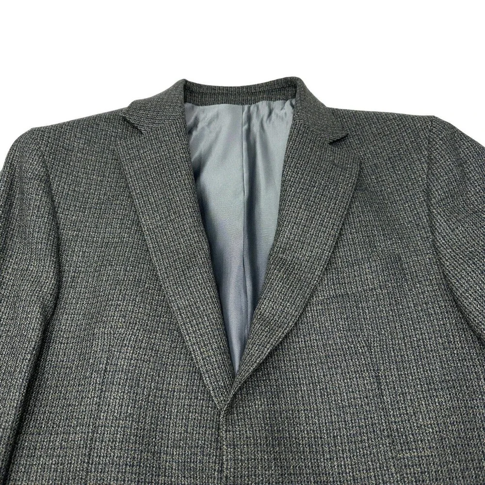 Alan Lebow 100% Luxury‎ Lambs Wool 2 Button Tweed Blazer 40R